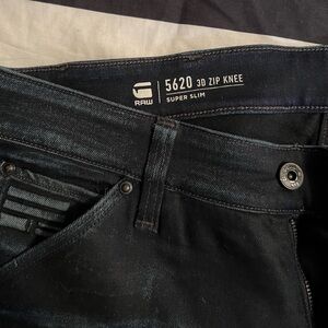 G-Star Men's Dark Blue Slim Jeans